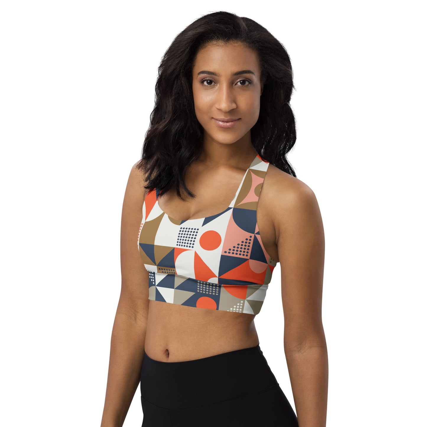 Longline sports bra