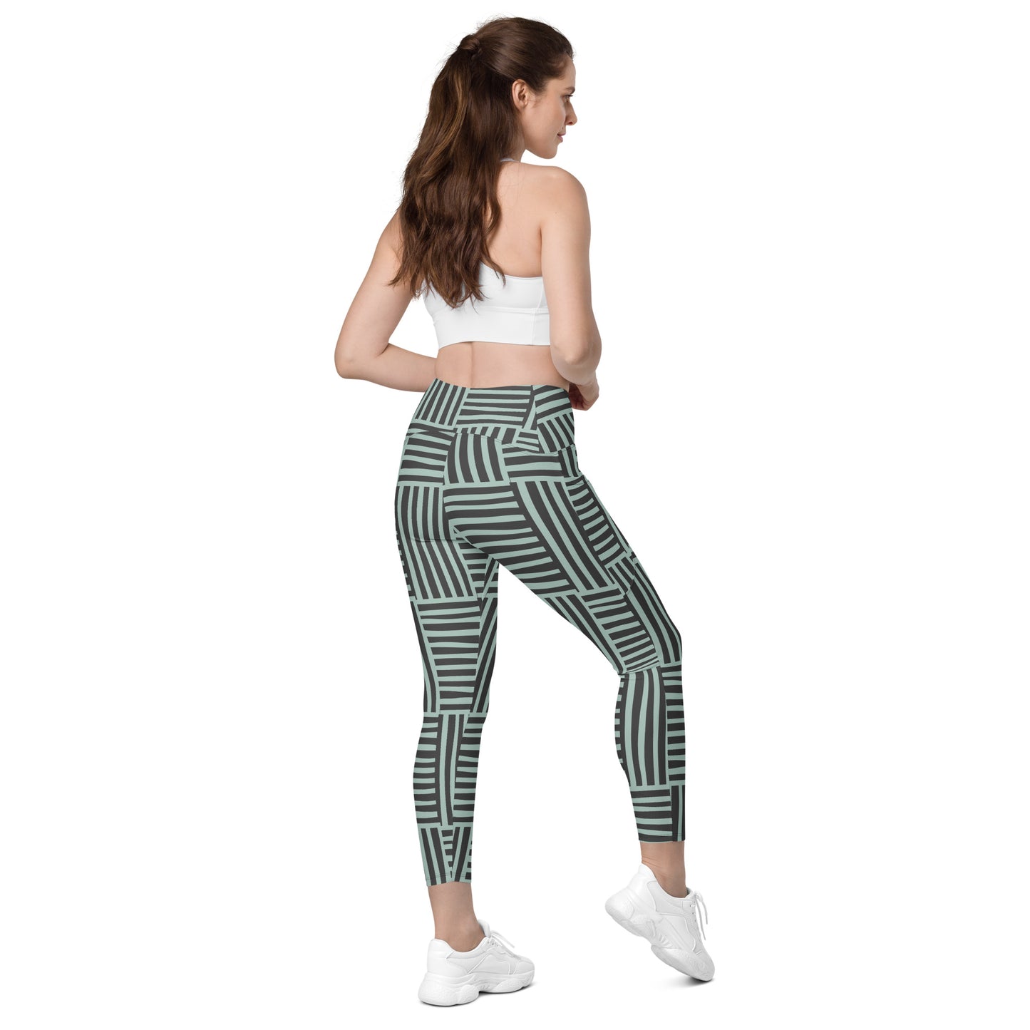 Stripette Crossover leggings